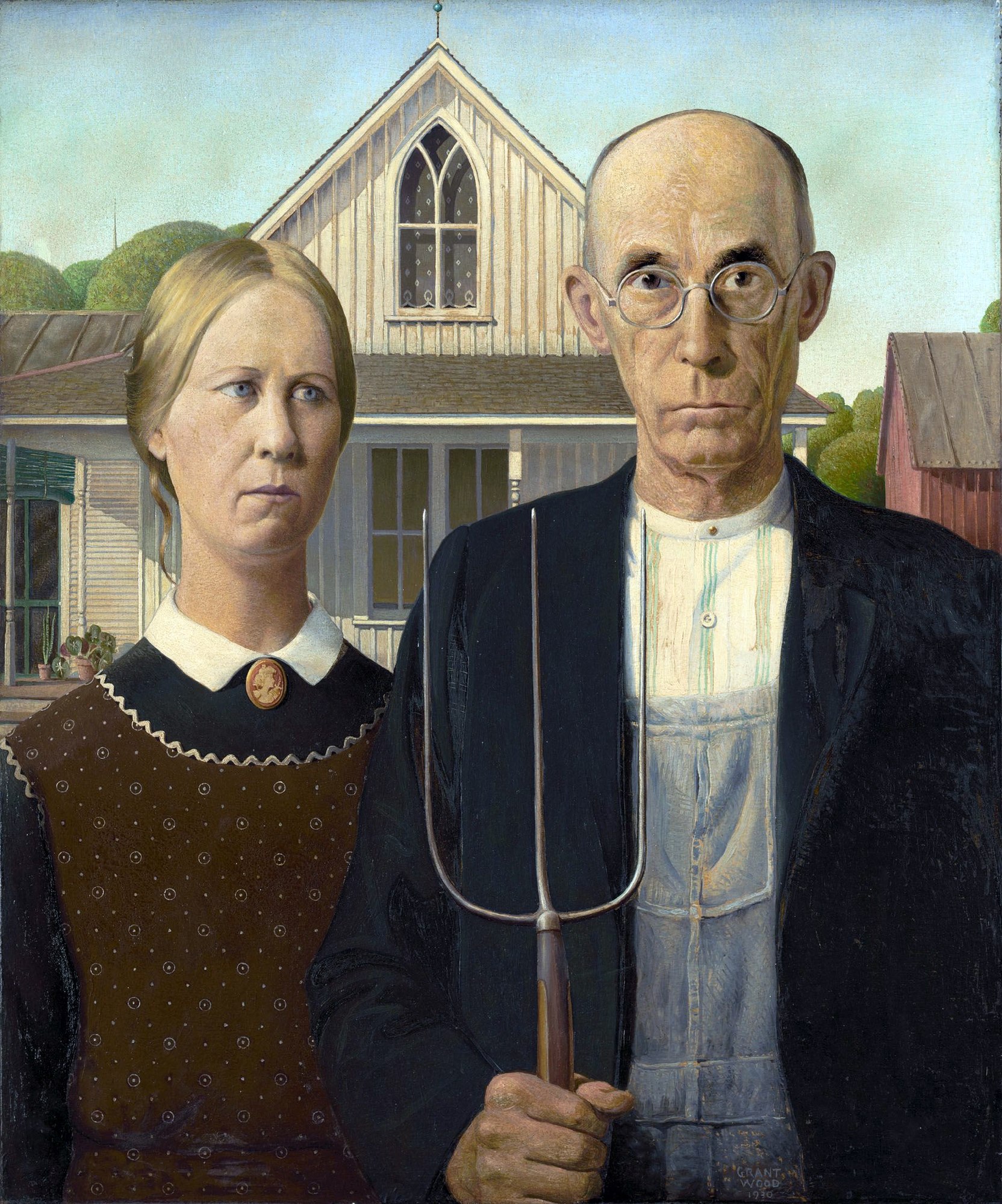American Gothic [Grant Wood] | Sartle - Rogue Art History