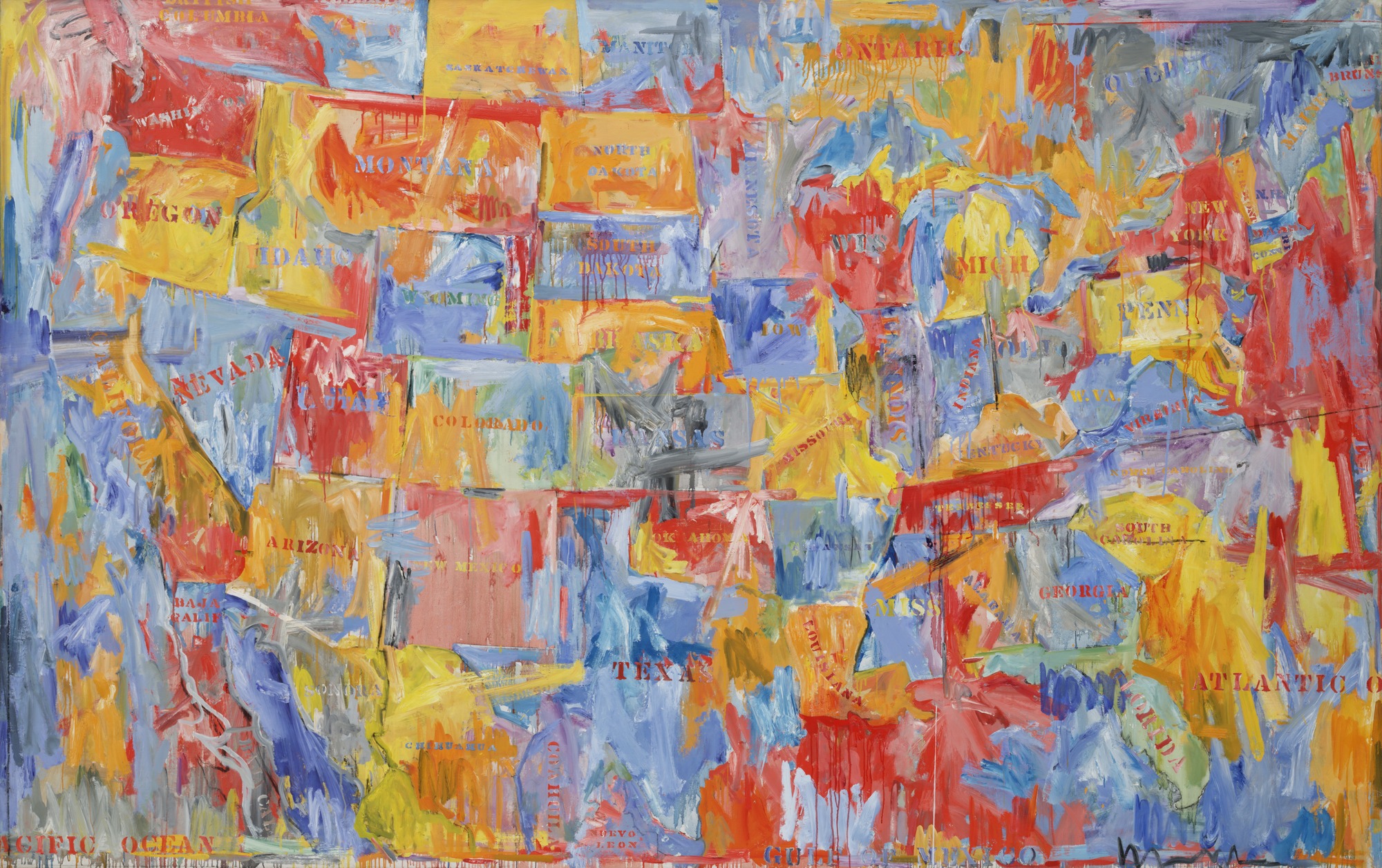 Map Jasper Johns Sartle Rogue Art History Map Jasper Johns Sartle Rogue Art History