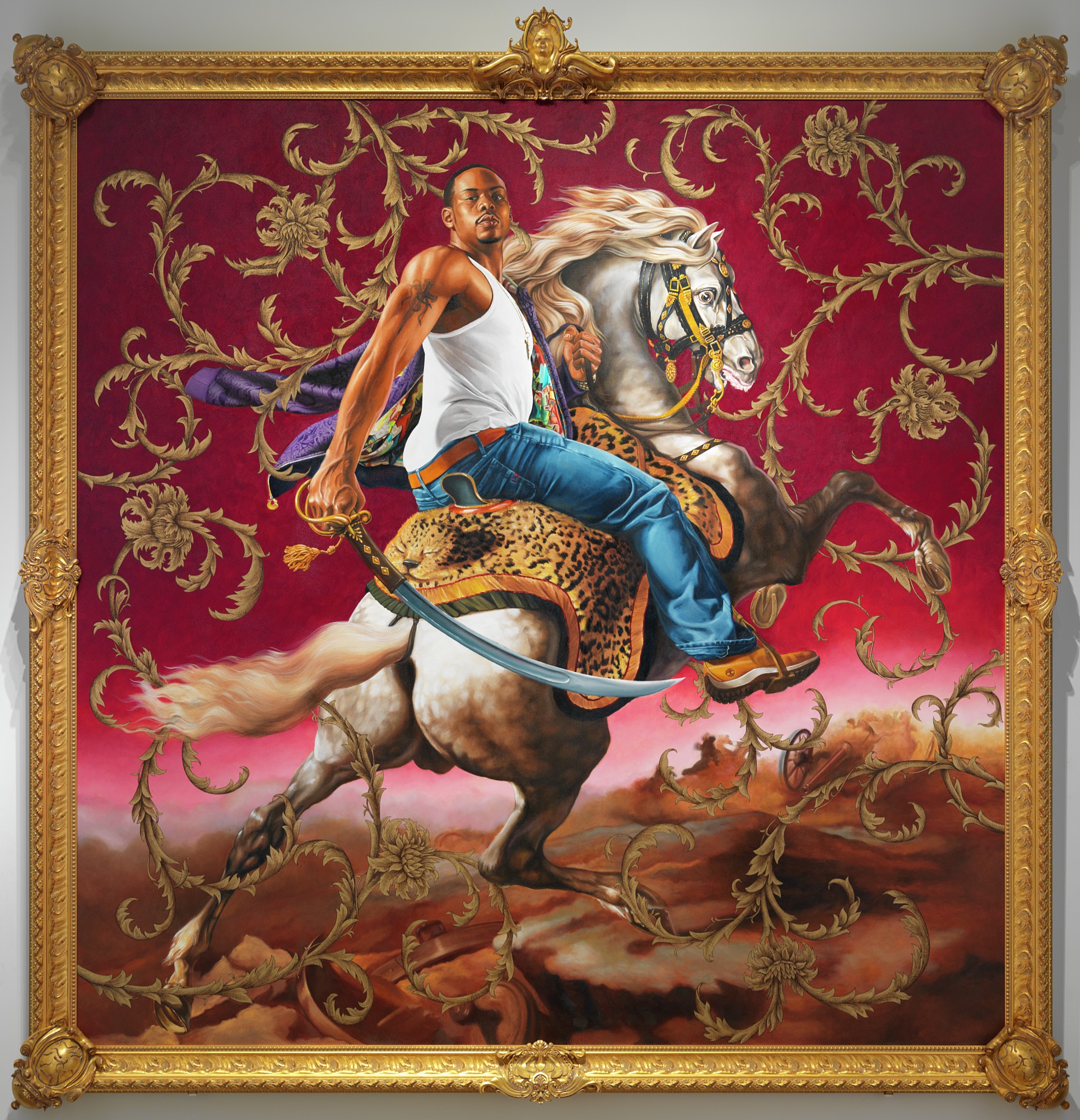Officer of the Hussars [Kehinde Wiley] Sartle Rogue Art History