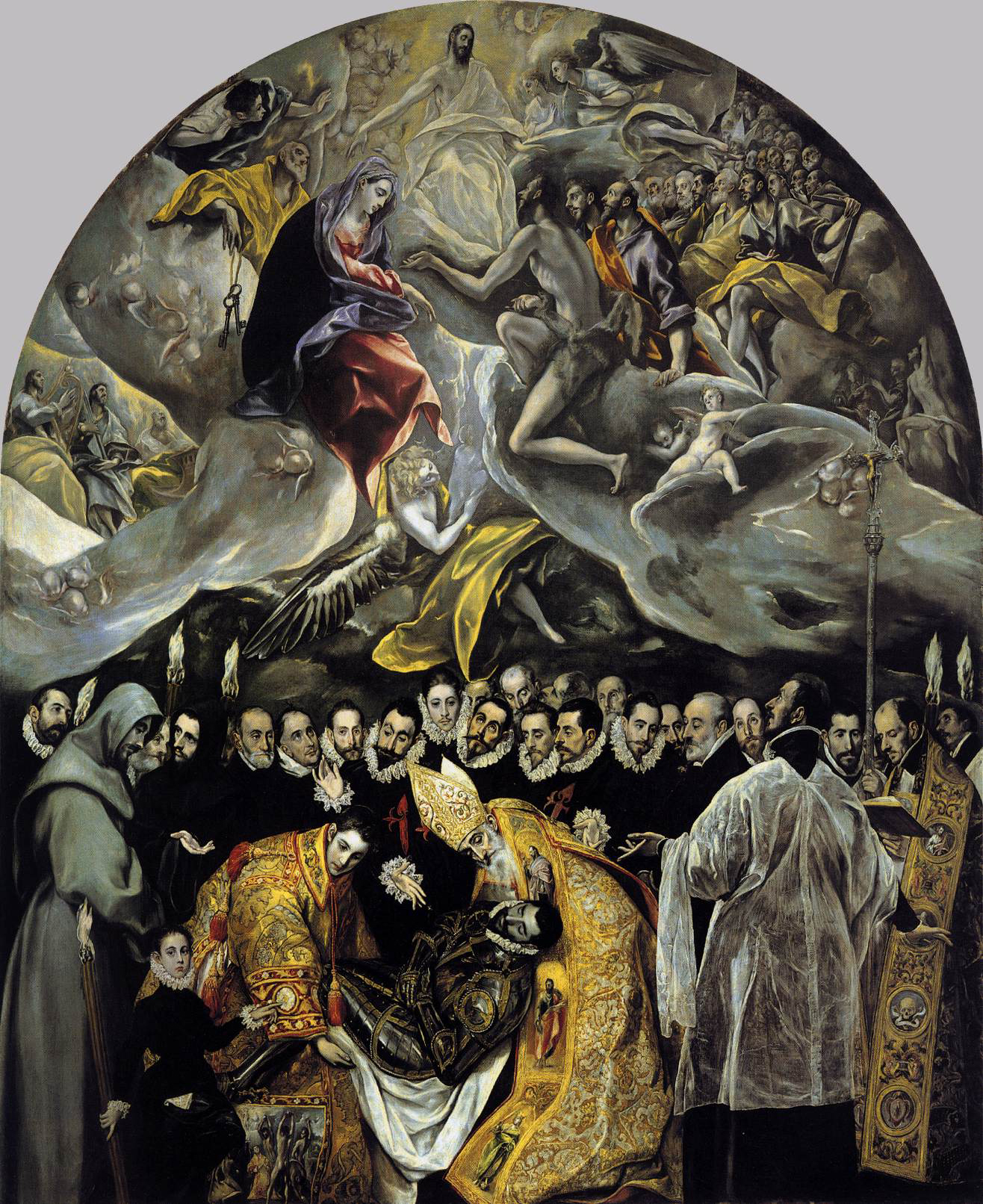 The Burial of the Count of Orgaz [El Greco] Sartle Rogue Art History
