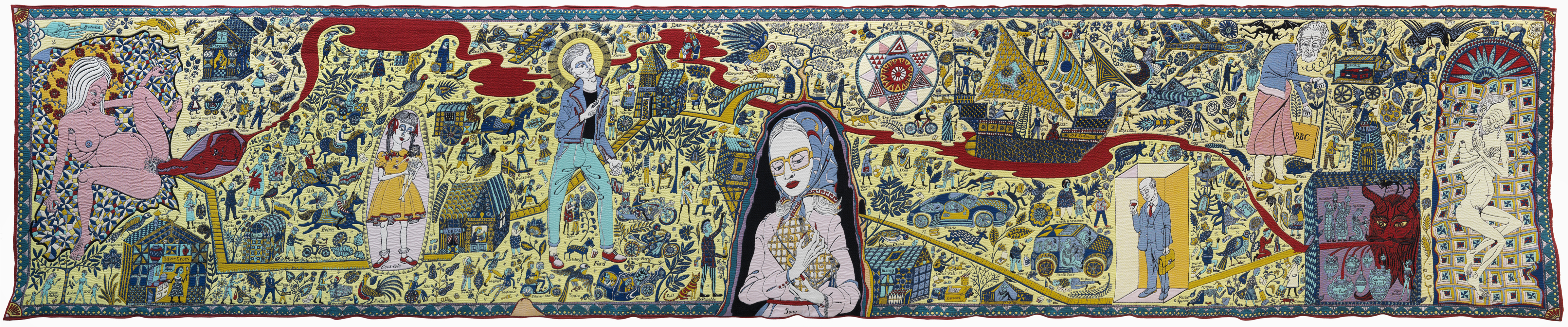 The Walthamstow Tapestry [Grayson Perry] Sartle Rogue Art History