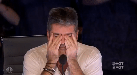 i cant simon cowell GIF by America's Got Talent