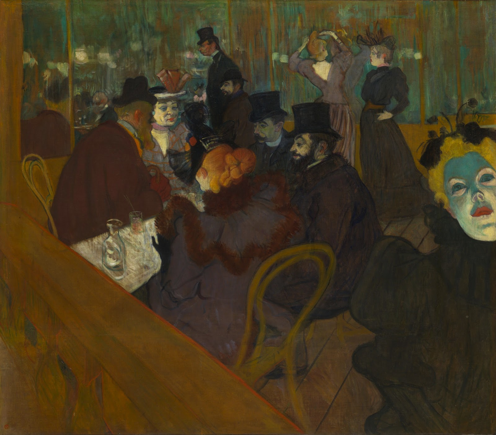 Henri de Toulouse-Lautrec - At the Moulin Rouge - Google Art ...