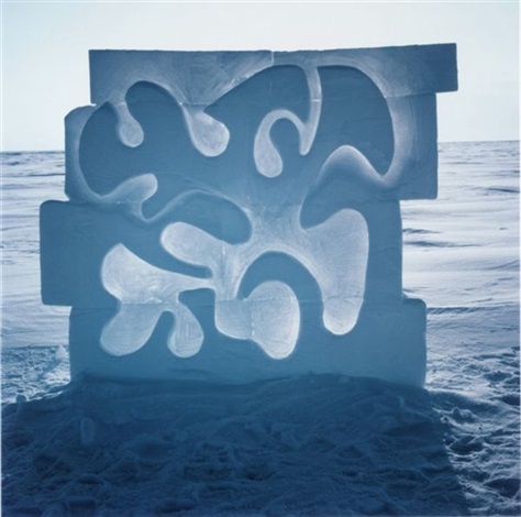 eight slabs of snow/grise ford, ellesmere island by andy goldsworthy
