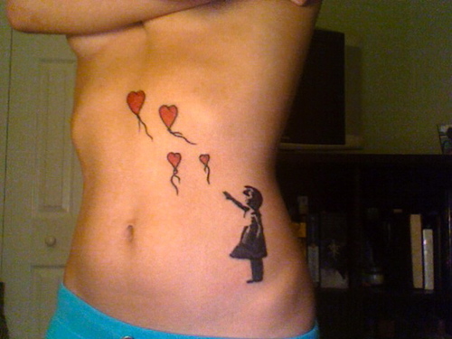 Nauwgezet Mexico Recyclen Think Before You Ink: Girl With Red Balloon | Sartle - Rogue Art History