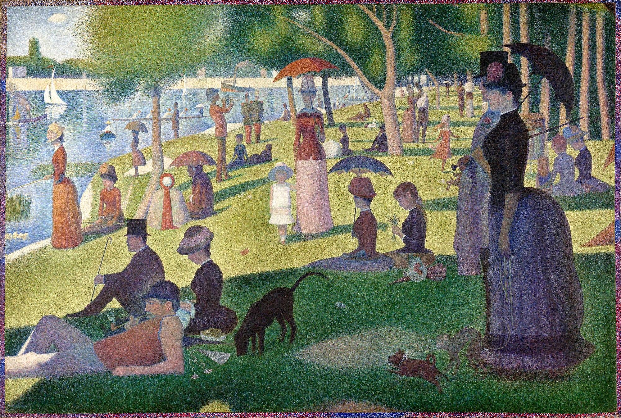 A Sunday on La Grande Jatte — 1884