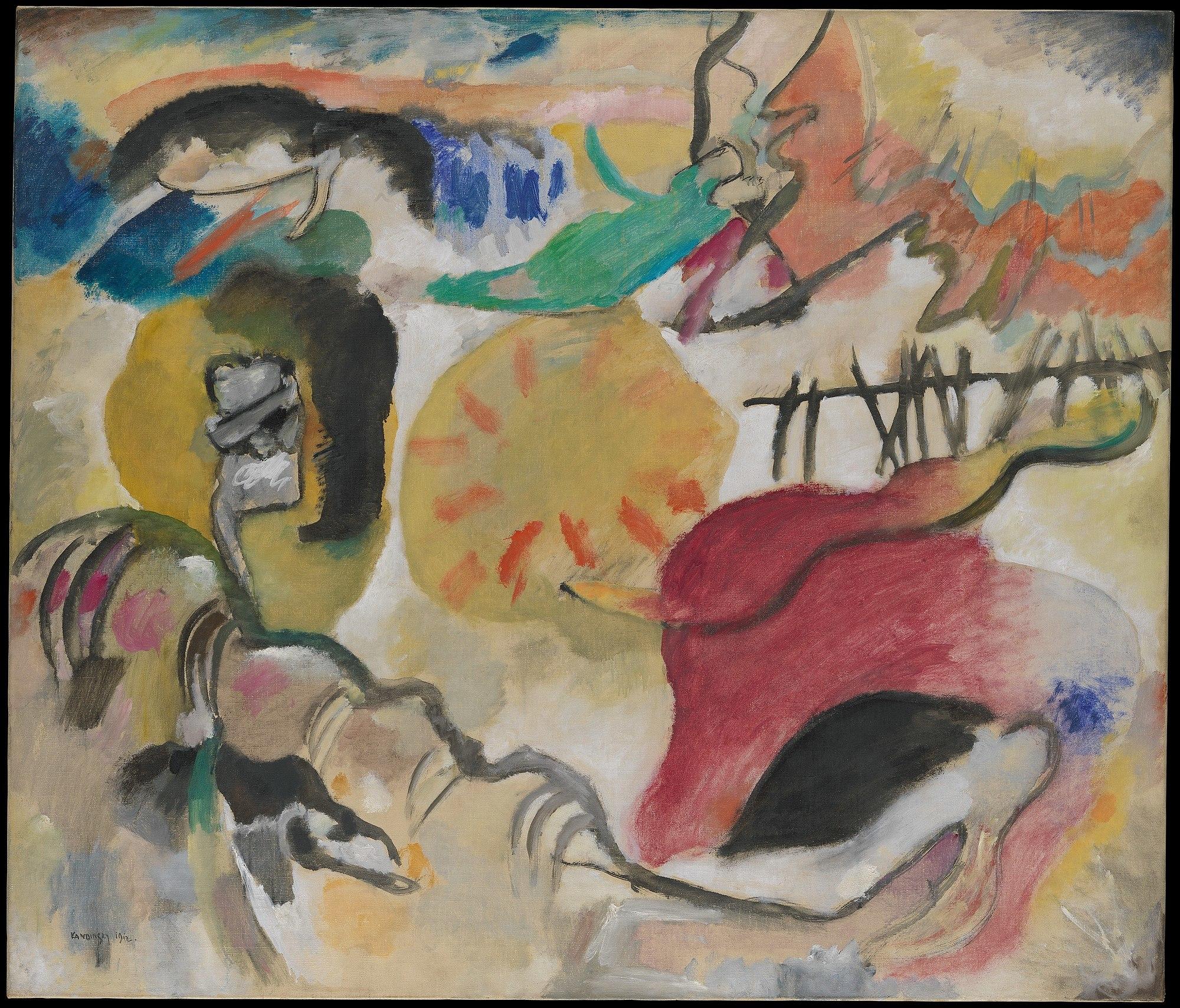 Improvisation 27 (Garden of Love II) [Wassily Kandinski] | Sartle