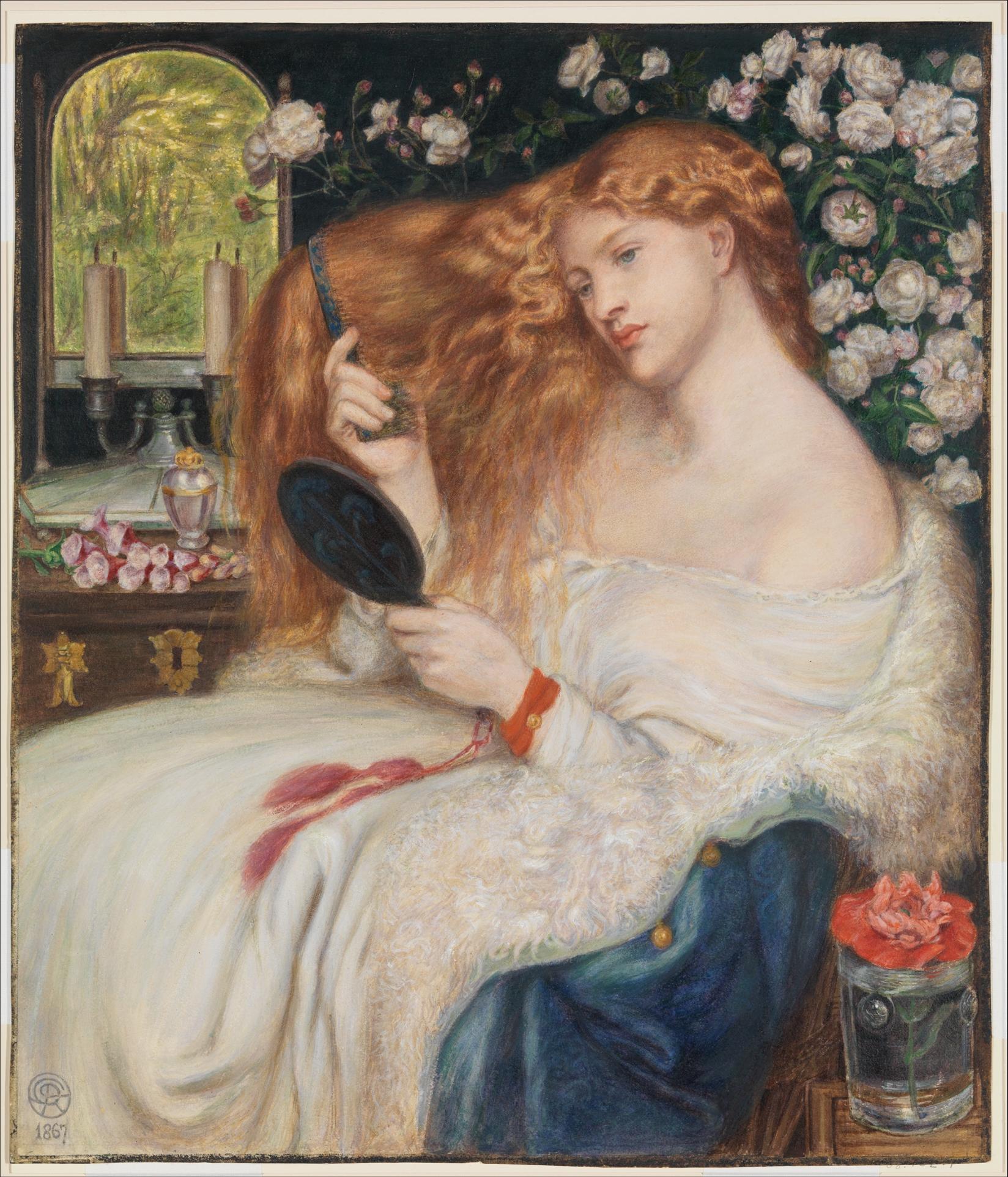 Lady Lilith [Dante Gabriel Rossetti] [1867] | Sartle - Rogue Art