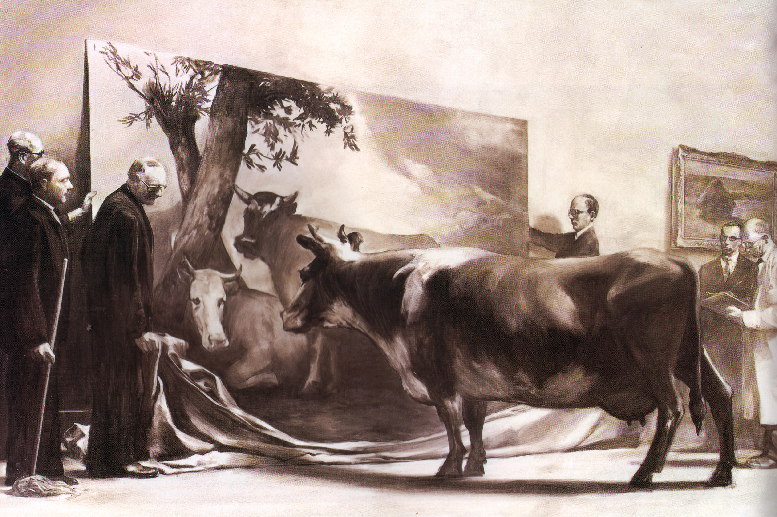 The Innocent Eye Test [Mark Tansey] | Sartle - Rogue Art History