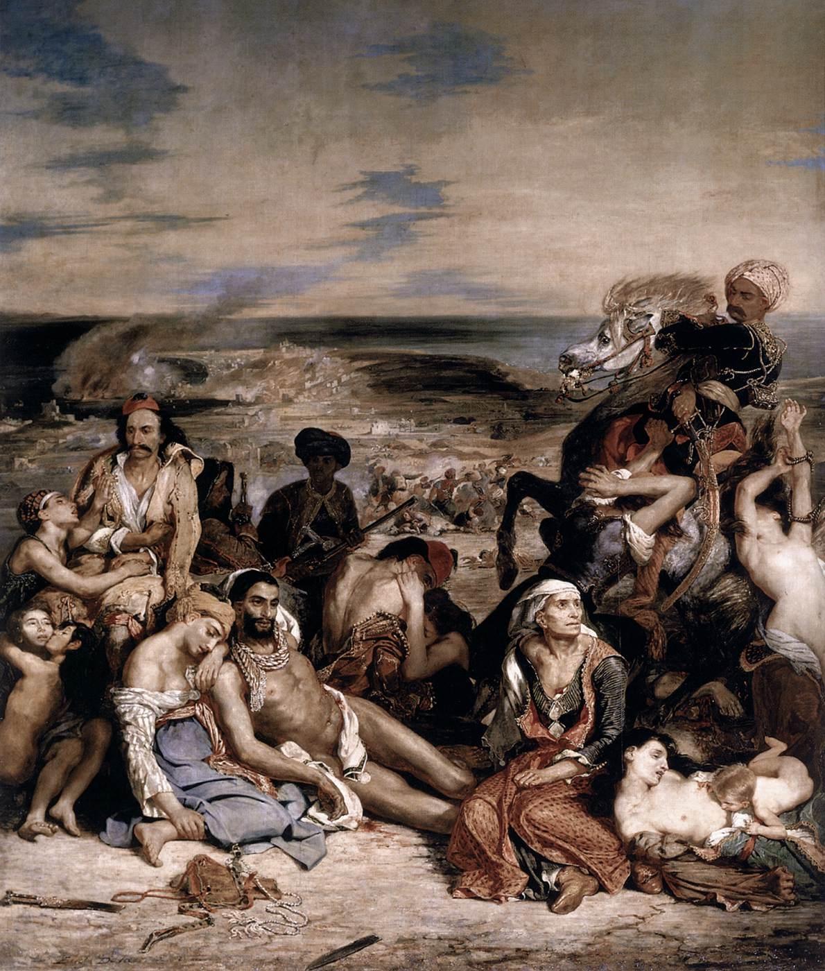 The Massacre at Chios [Eugène Delacroix] | Sartle - Rogue Art History