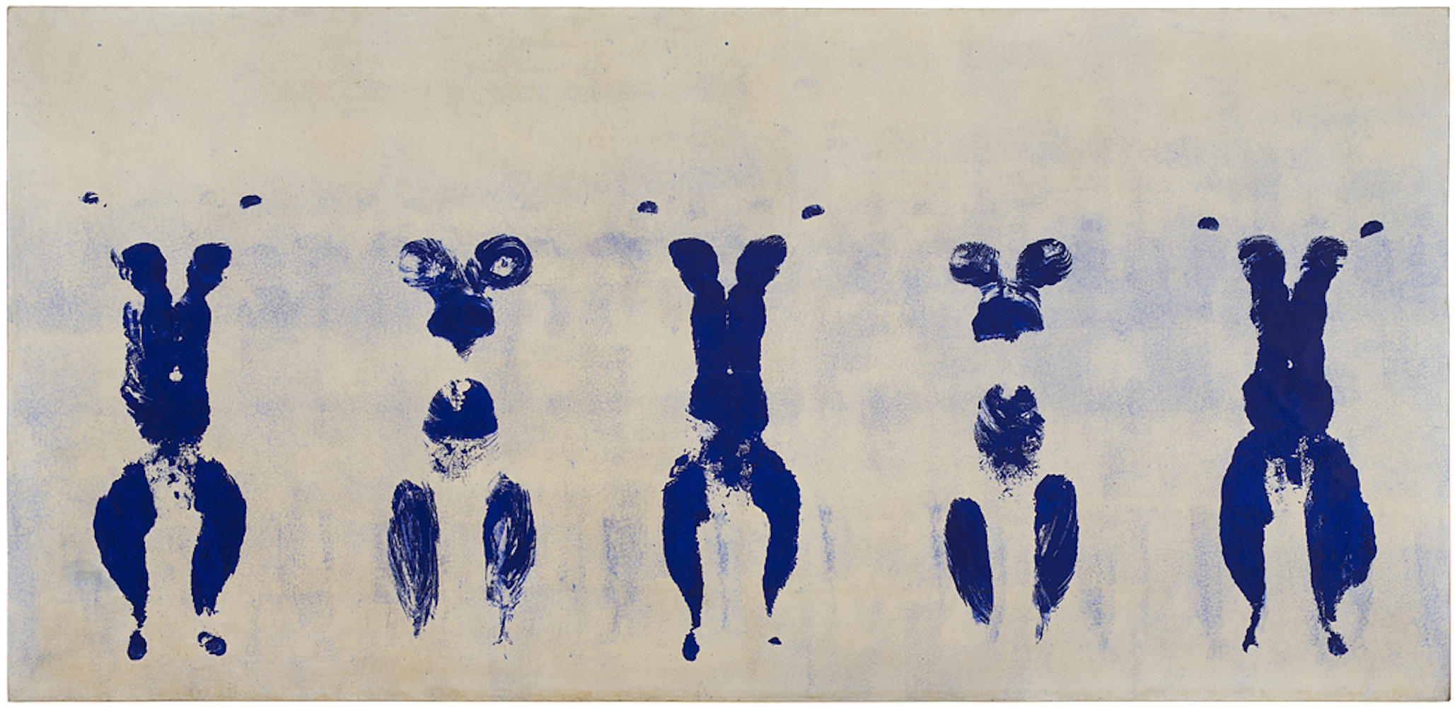 Untitled Anthropometry (ANT 100) [Yves Klein] | Sartle - Rogue Art 